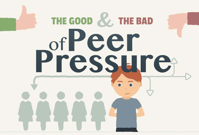 Good and bad peer pressure